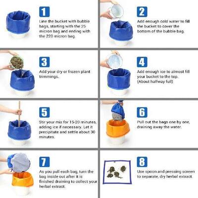 Durable Filter Bag Reusable Strainer Bag Bubble Bags Filter