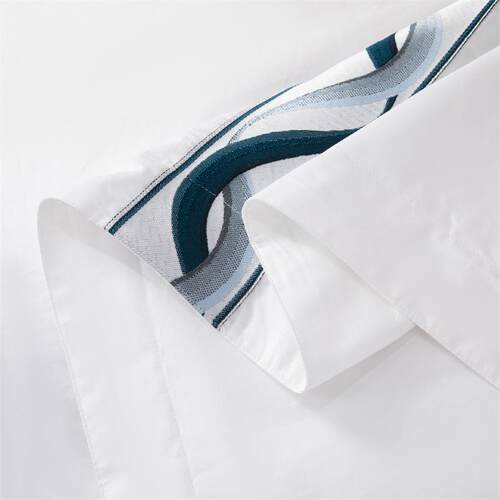 四YCS件布草60支套全棉白色缎床上用品被贡套床单芯枕套被双人床