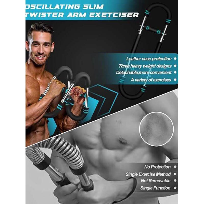 多功能臂力器U型臂力棒臂肌胸肌训练器男士家用健身器材批发