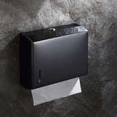 公共场所纸张sus304带纸盒安全锁匙卫生间大专工程共酒店方型抽