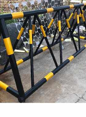 围栏栅栏杆铁质加油站移动路障拒马护栏带刺巨马电线杆马栏杆