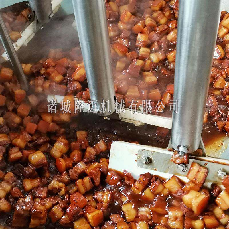 炒辣子鸡块机器炒肉松炒大米饭设备不锈钢全自动行星搅拌炒锅