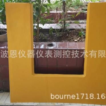 不锈钢玻璃钢矩形堰厂家排污池水厂巴氏流量槽明渠流量计