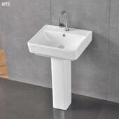 家用陶瓷立柱盆一体落地式 洗脸盆卫生间小户型台面盆洗手盆洗漱盆