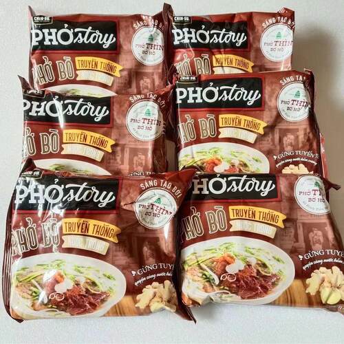 越南金苏河粉chin-su pho bo牛肉味方便河粉速食早餐冲泡整箱30包