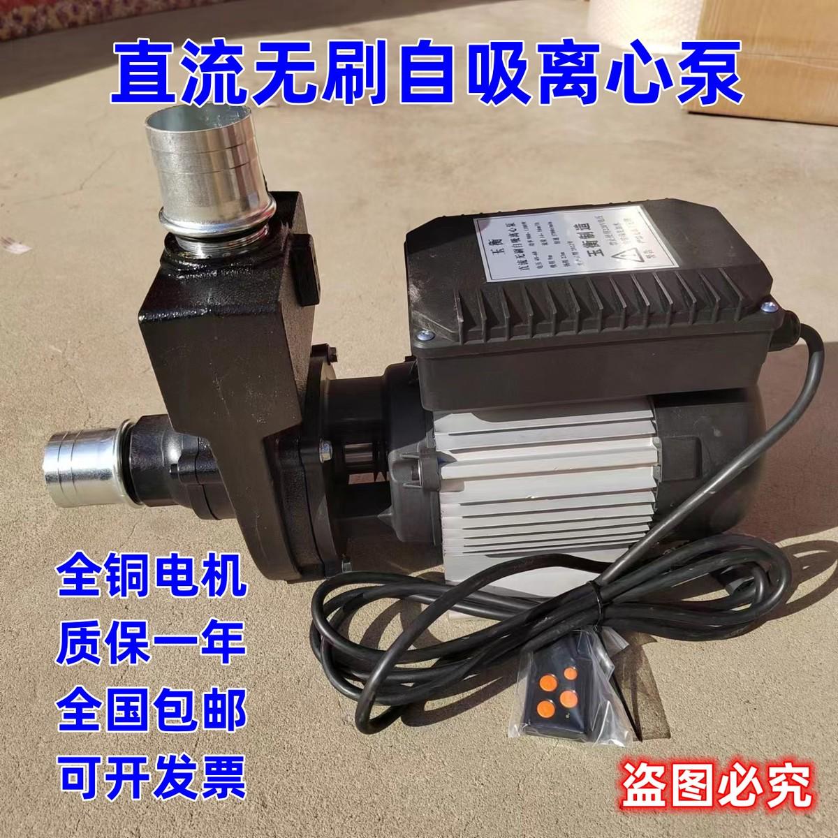智能遥控自吸离心泵40ZQB直流无刷自吸离心泵洒水车水泵增压泵全