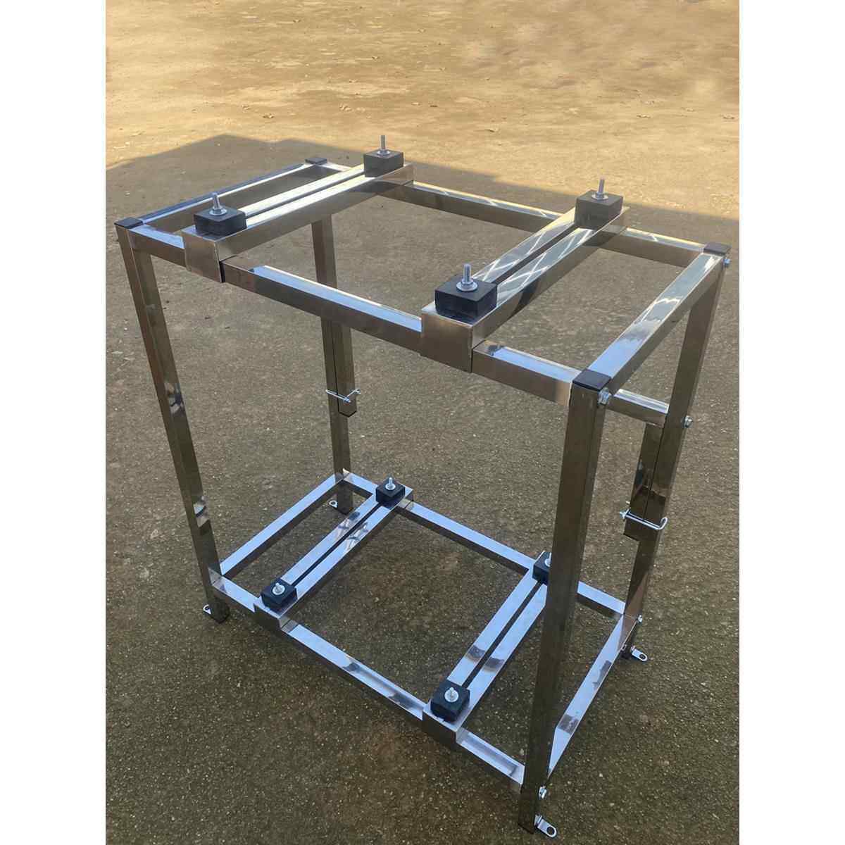 不锈钢空调外机落地架单双层中央空调空气能底座柜机增高架叠放架,大家电,空调底座,淘宝优惠券,粉丝福利购,淘宝优惠卷