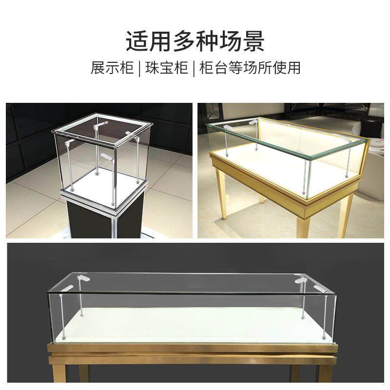 LED立柱射灯2W3W小射灯珠宝柜展柜迷你小射灯led灯具银色高度可调