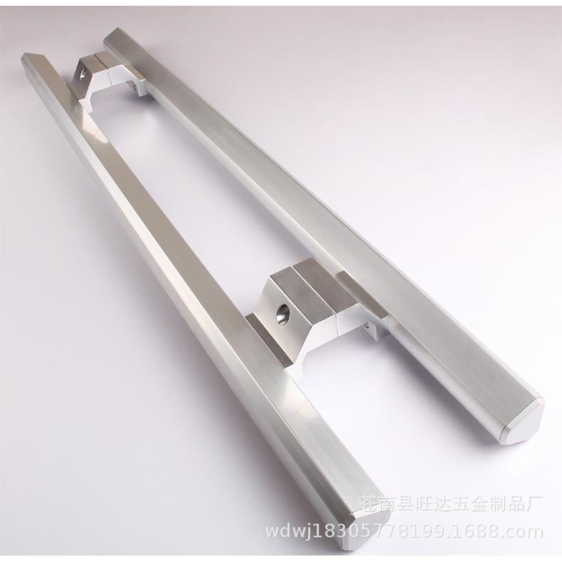 金旺拉手双开白钢门太空铝大门拉手 玻璃门把手 防火门木门对装