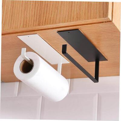 Paper Towel holder non-perforating kitchen paper hanger roll
