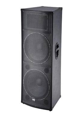 工厂PVC专业双15寸舞台演出音响T1515户外大功率重低音音箱