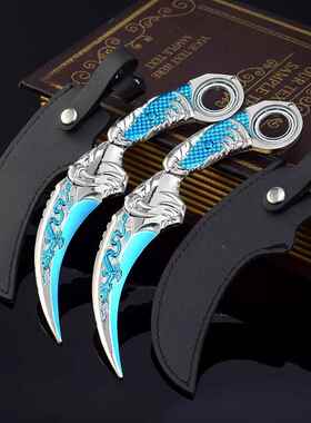 和平精英武器手办m416小枪挂件金龙爪刀合金模型玩具未开刃