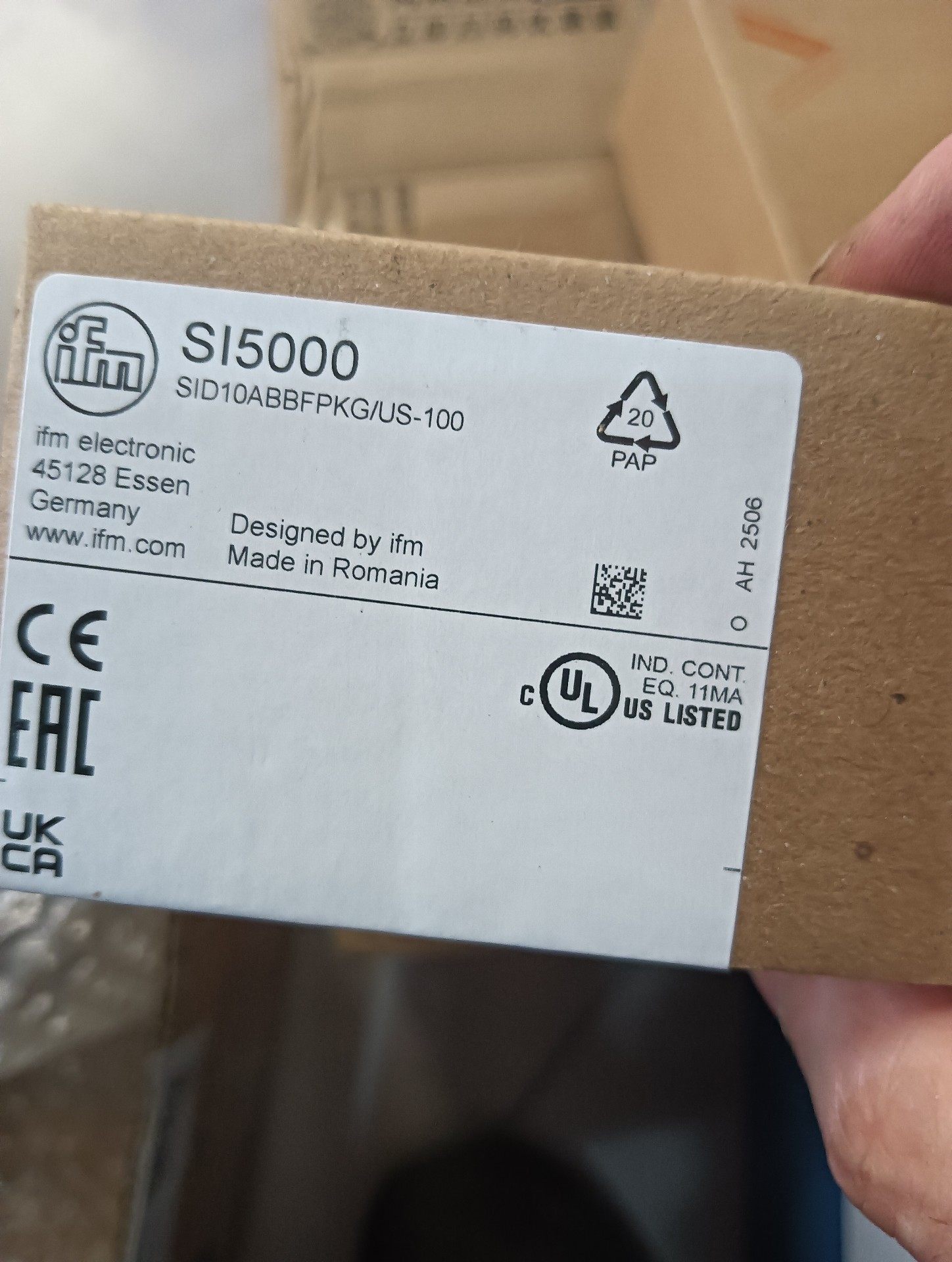 易福门SI5000全新原装正品，现货一个。