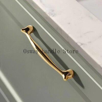 Modern Simple Gold Zinc Alloy Furniture Cabinet Door