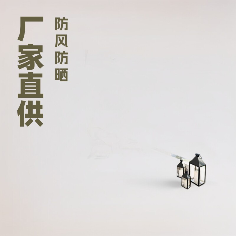 灰白彩条UV抗老化阳台防护网