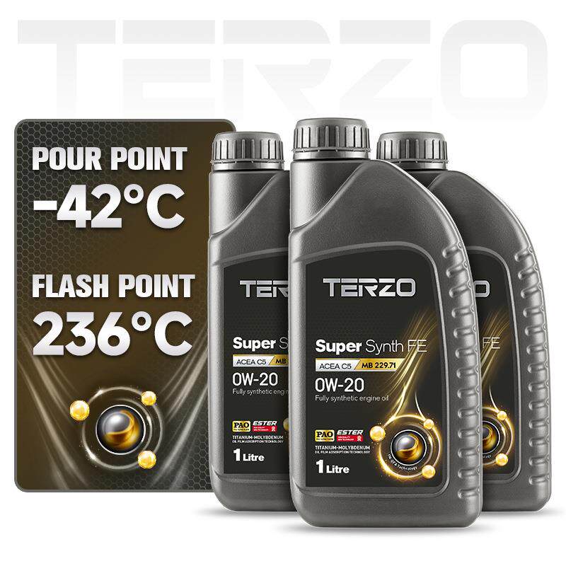 TERZO泰泽 超金FE全合成机油0W-20汽车机油C5/SP国六机油汽机油1L