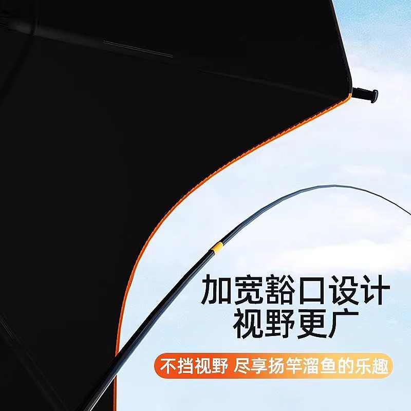 地便捷垂钓钓鱼折叠便携式连防雨单防晒新款插转米2.三折伞球伞2