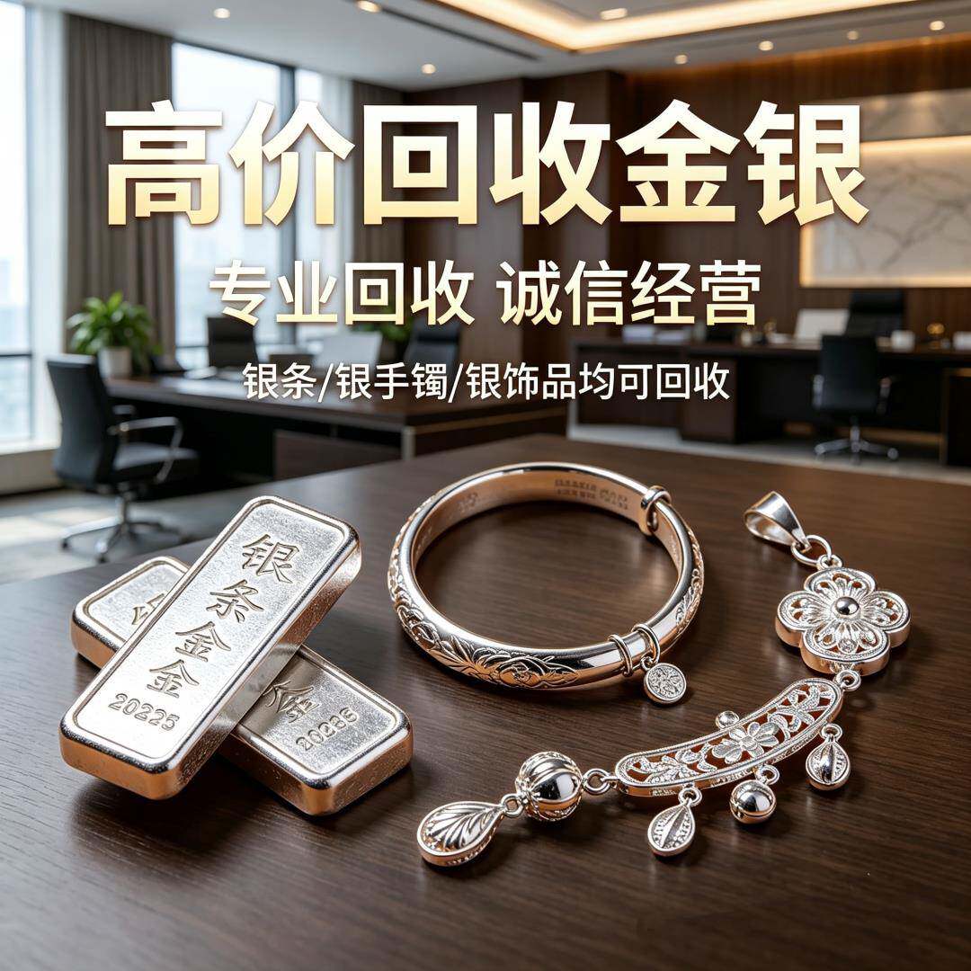 高价回收黄金999白银925足金990铂金950饰品18k彩金白金钯金首饰