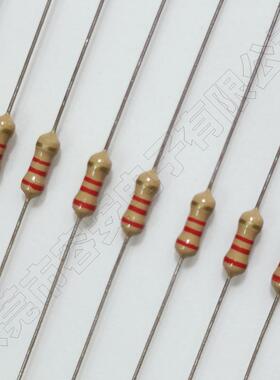 外销高品质1/4W四色环碳膜电阻10k欧100R220R 0.25瓦2.2K33K47K1M