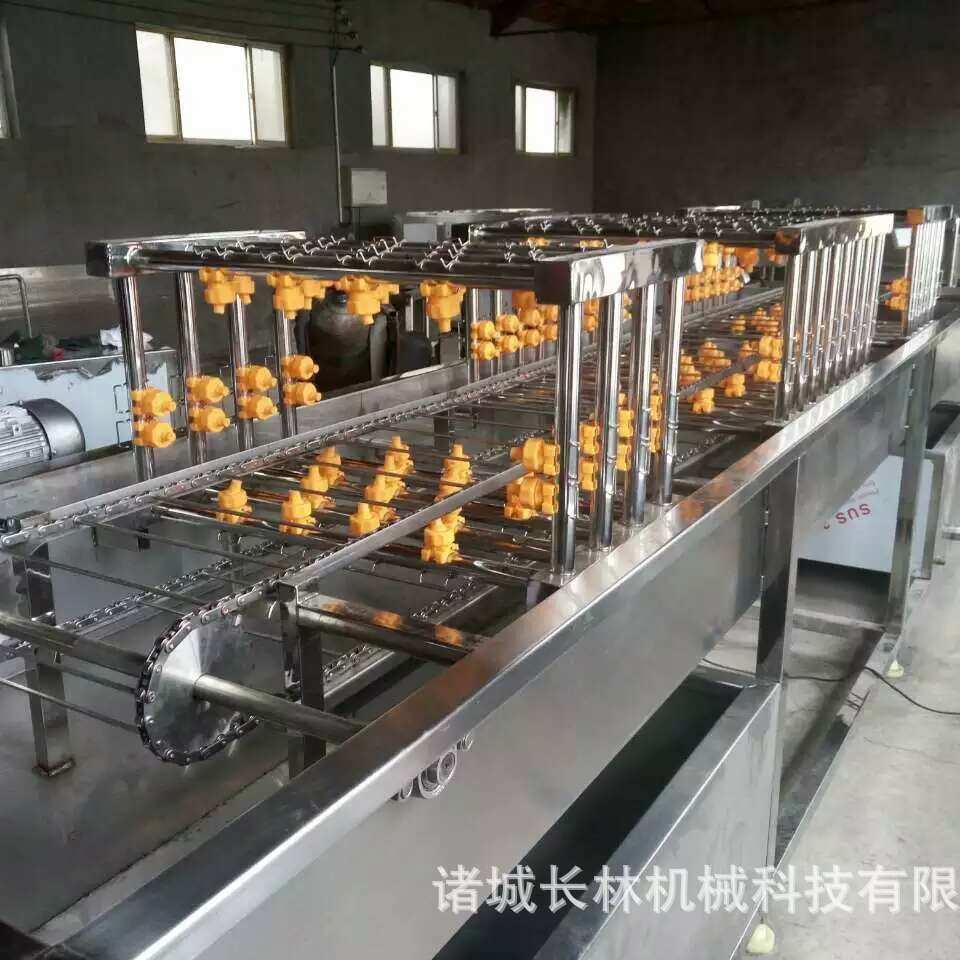 蔬菜加工设备 大型气泡清洗机 叶类蔬菜清洗流水