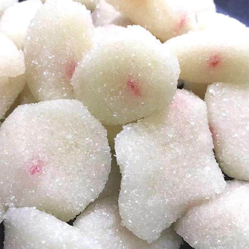 老式白糖糯米软糕片桔红糕薄荷味软糕清凉糕老人休闲食品四川特产