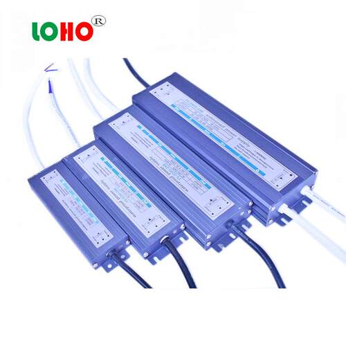 12V24V超薄防水电源 LED防雨防水灌胶电源60W100W150W200W变压器