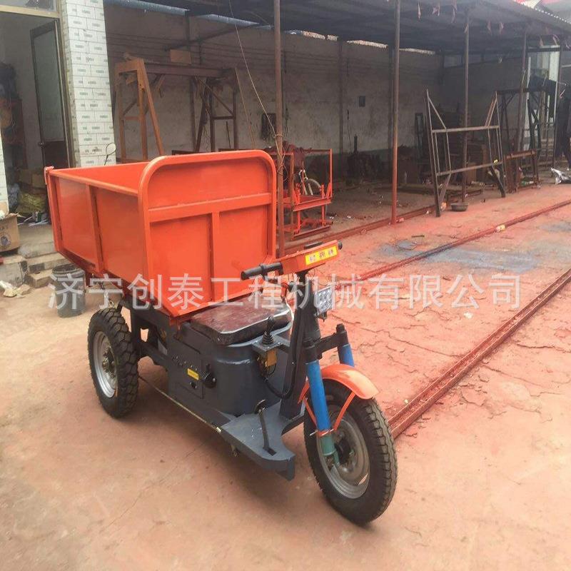 电动手推车翻斗车小推车拉砖车工地柴油三轮车翻斗电动三轮车