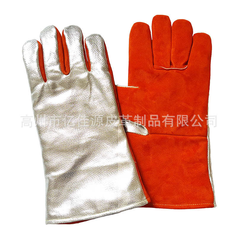 耐高温手套500度 工业防烫隔热手套铝业钢材冶炼隔热防火手套