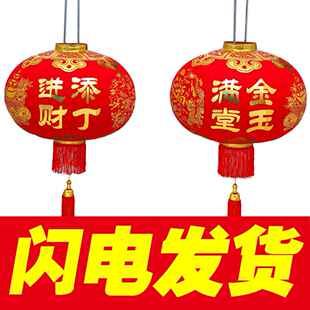2025新款大红灯笼添丁进财金玉满堂新春大门阳台乔迁户外喜庆灯笼