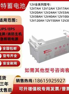 TASSOT泰斯特蓄电池6GFM100-12V65AH24A38A200AH12EPSUPS应急电瓶