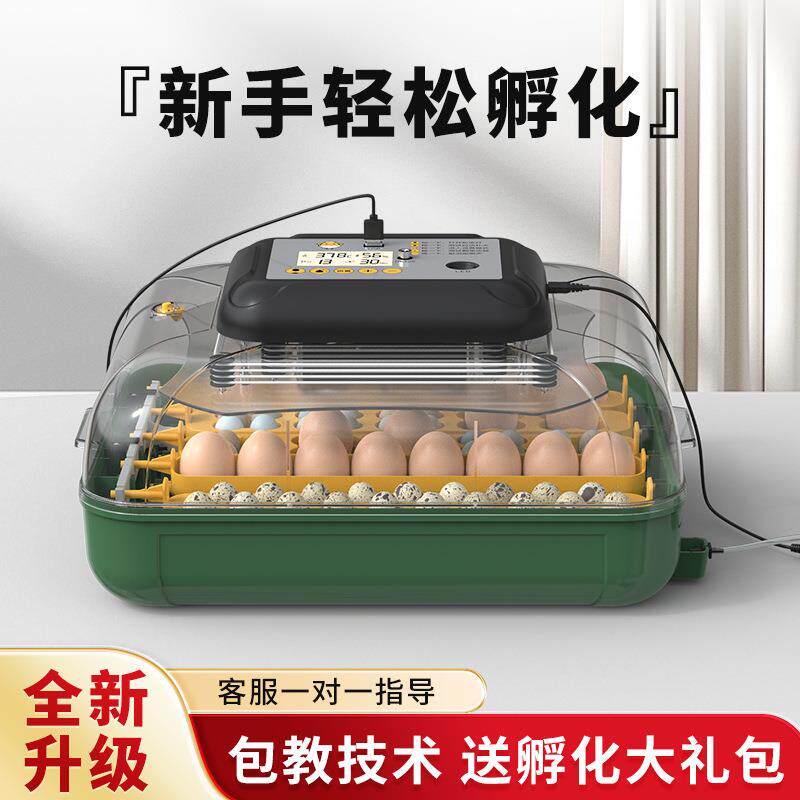 孵化机智能孵化箱小型家用孵化器小鸡鸭鹅孵化箱鸽子芦丁鸡孵蛋器