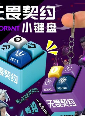 风芮娜钥匙扣无畏契约3D模型摆件