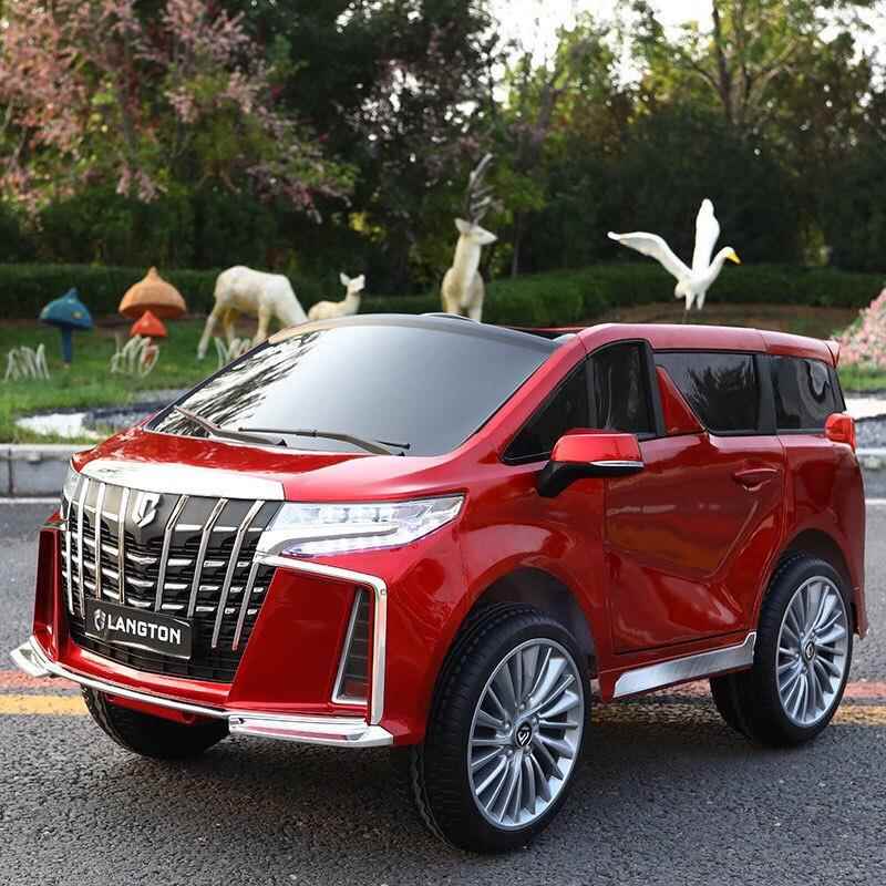 高档童电动车埃儿玩尔法四轮电动汽车男女孩宝宝可坐人遥控充电具