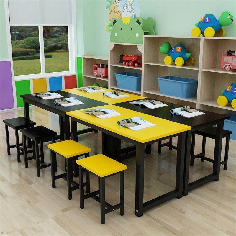 中小学生幼儿园课桌椅培训辅导班儿童手工绘画美术桌学校课桌凳子