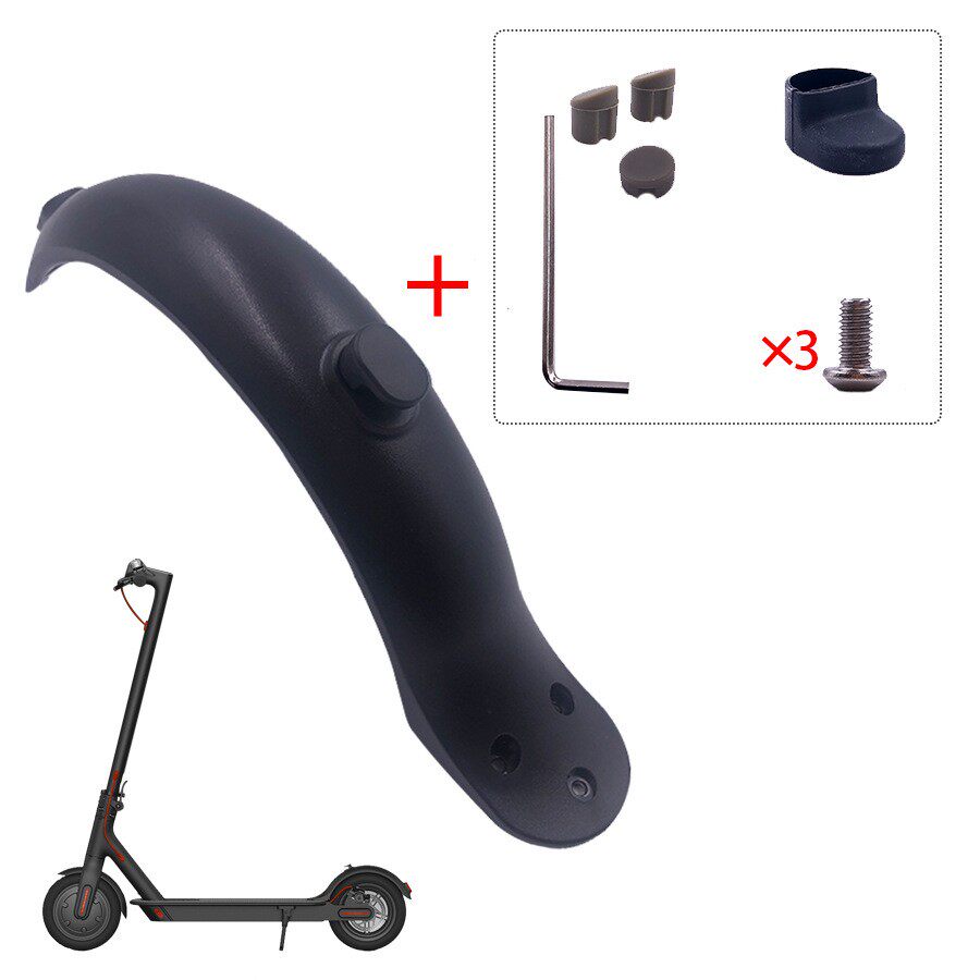 适用 M365电动滑板车后挡泥板M365 pro配件带挂钩工具螺丝