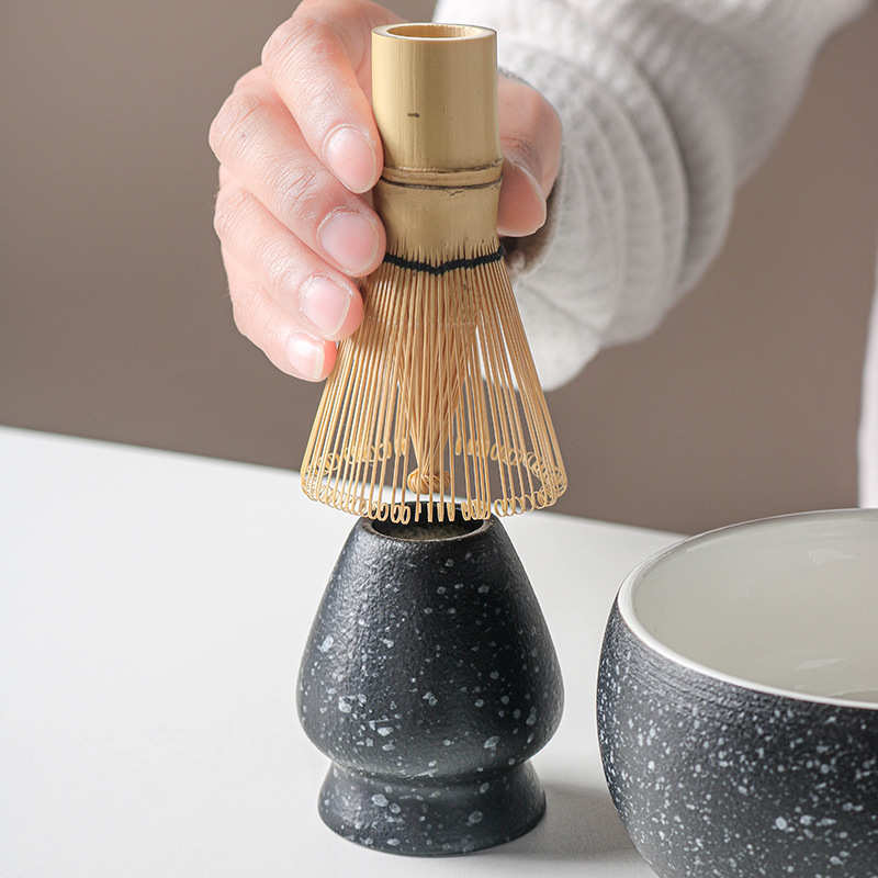 抹茶茶具套装彩盒文化日式茶具套装日式抹茶碗带嘴礼品盒批发