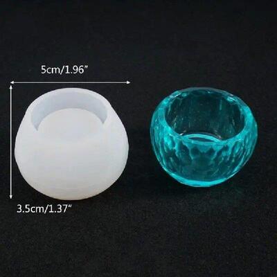 L1EA 3 Pcs Fruit Tray Plate Mould Handmade Round Bowl