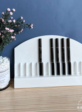 架架架陈列有机玻璃架睫毛膏格子铺口红力架化妆品眼线液亚克架