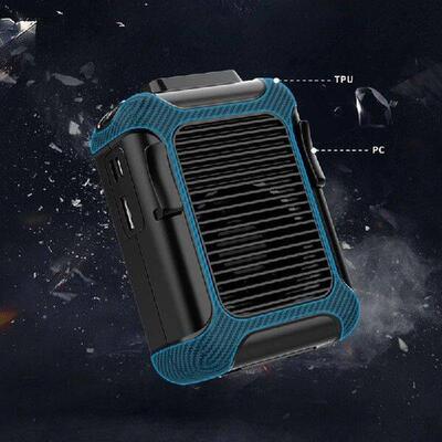 Multifunction Wearable Clip Fan Rechargeable 6000mAh Large
