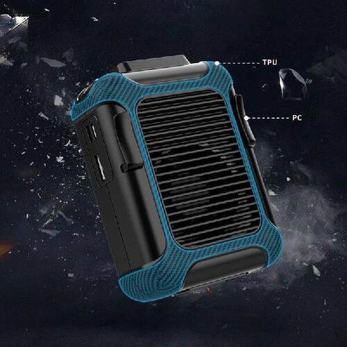 Multifunction Wearable Clip Fan Rechargeable 6000mAh Large