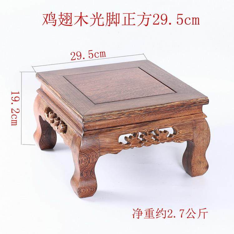 高档鸡翅木飘窗木炕几茶几大像号实木底神座玉石佛财鱼缸摆件红木,家居饰品,木雕,淘宝优惠券,粉丝福利购,淘宝优惠卷