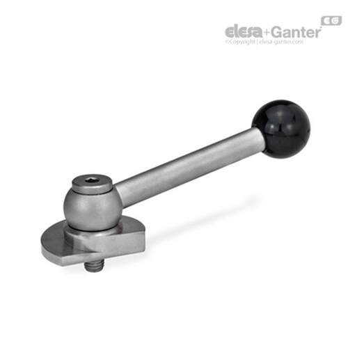 Elesa Ganter伊莉莎冈特 GN 918.6 凸轮式锁紧杆不锈钢 向上夹紧2