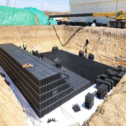 PP雨水收集处理模块市政工程小区园林绿化雨水储存和调蓄蓄水模块