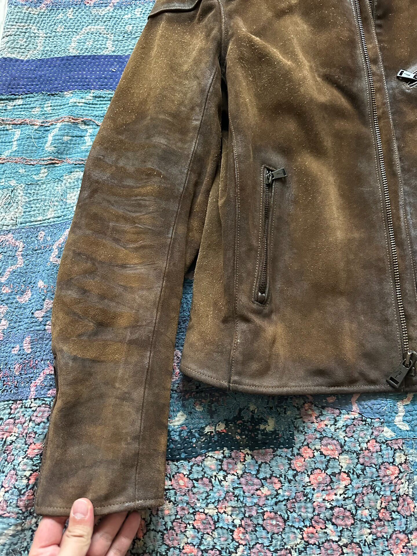 Ralph Lauren Black Label Leather Jacket — label