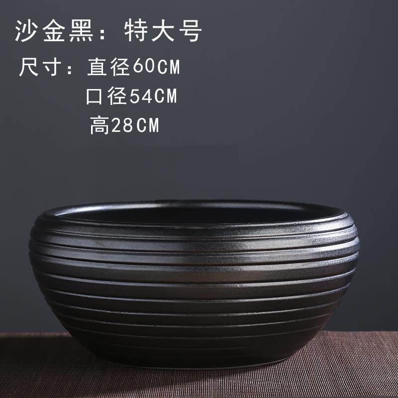 正品德镇陶瓷鱼大型台式金景鱼缸龟缸碗莲缸莲花睡莲盆花水培花盆