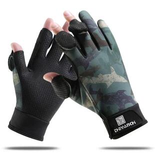 Fishing Gloves Flip Finger Touch Screen Thickened Silicone A