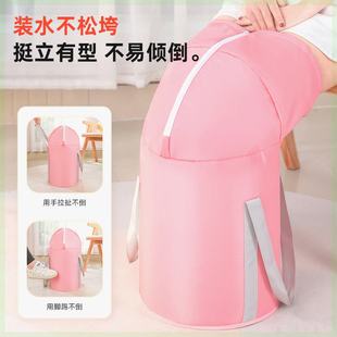 可折叠泡脚桶深桶过小腿宿舍保温桶家用过膝泡脚袋批发 旅行便携式