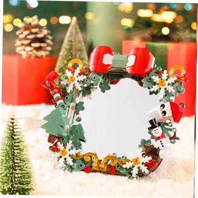 christmas tree plastic bricks music box building blocks gift