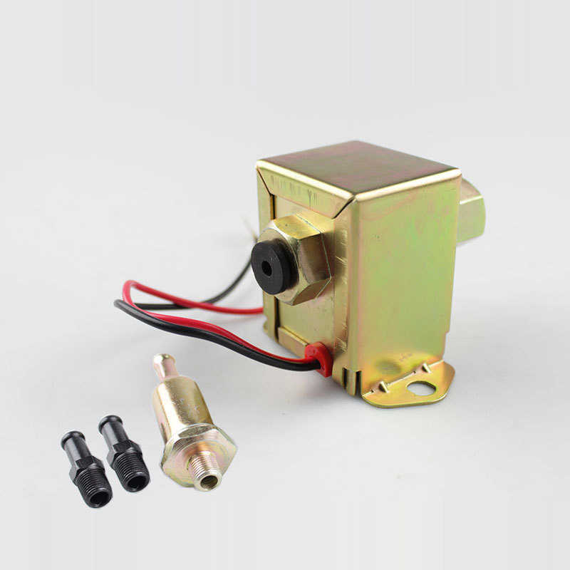 跨境汽车改装配件12V 电子燃油泵工程机械外置汽油柴油泵4-6Psi