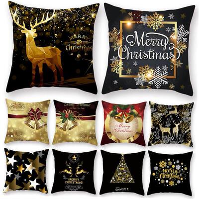 Merry Christmas Cushion Cover Ornaments Christmas Decoration
